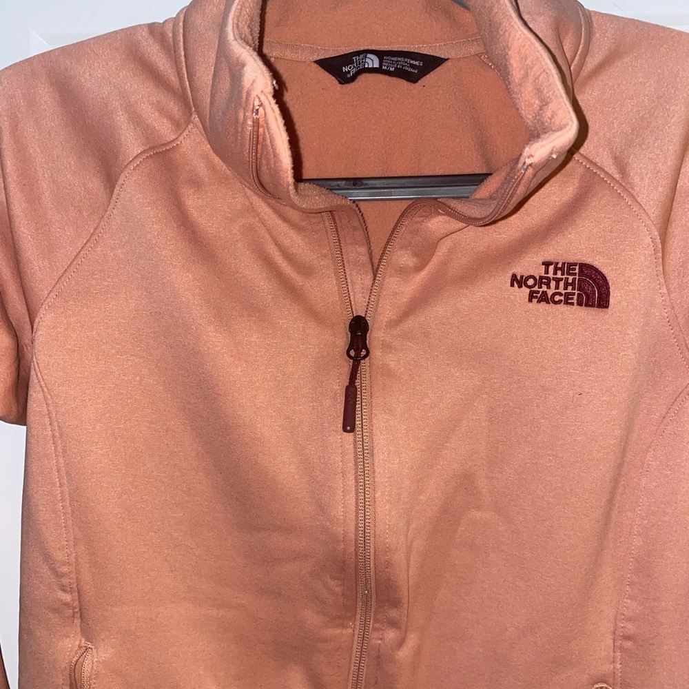 The north face full zip sweater